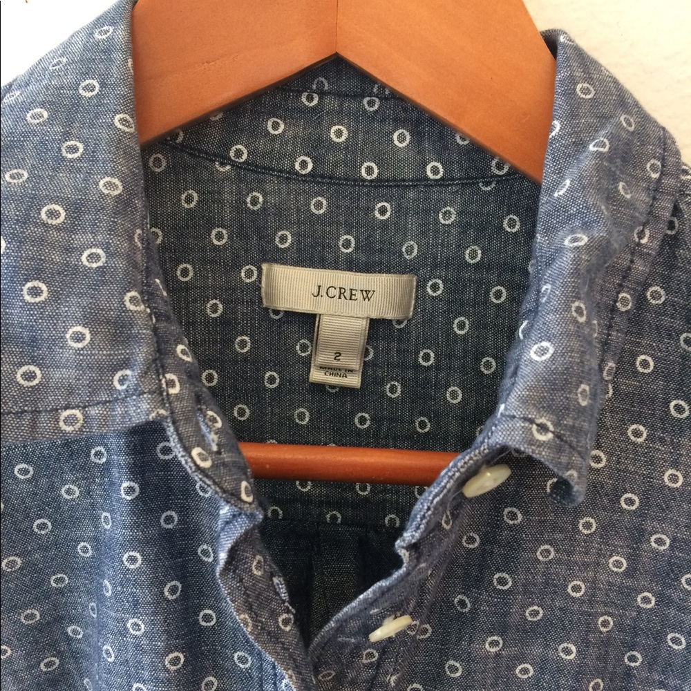 J Crew popover shirt